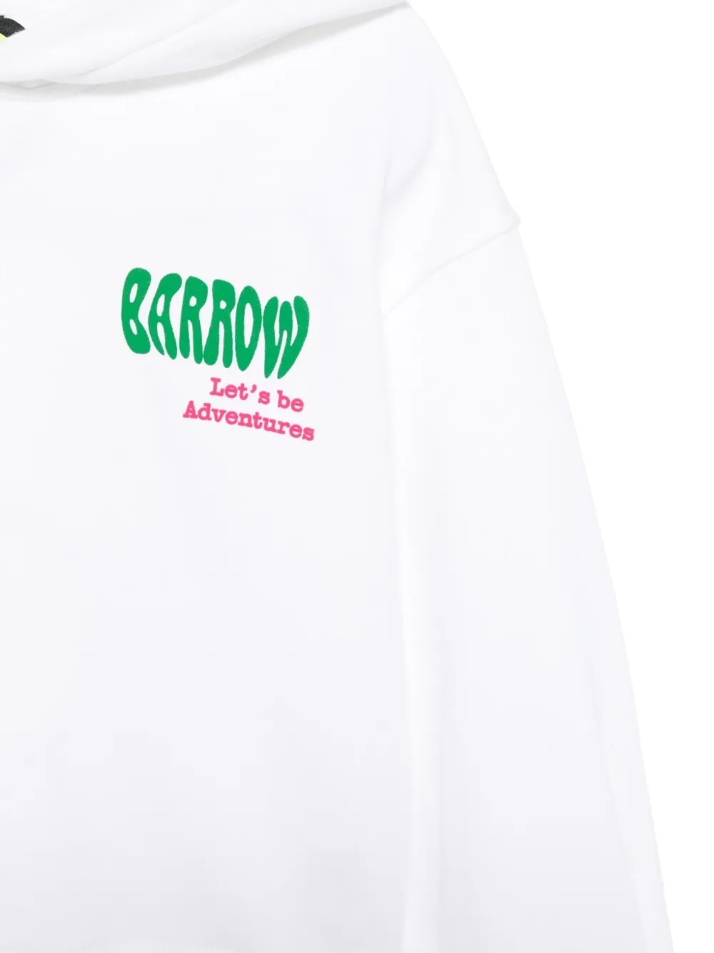 Barrow Logo-print Hoodie In White