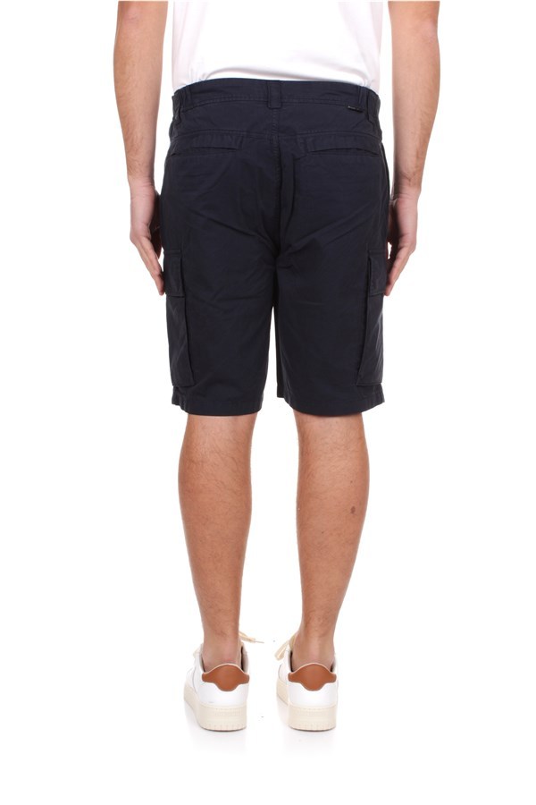 Woolrich Button Detailed Cargo Shorts In Black