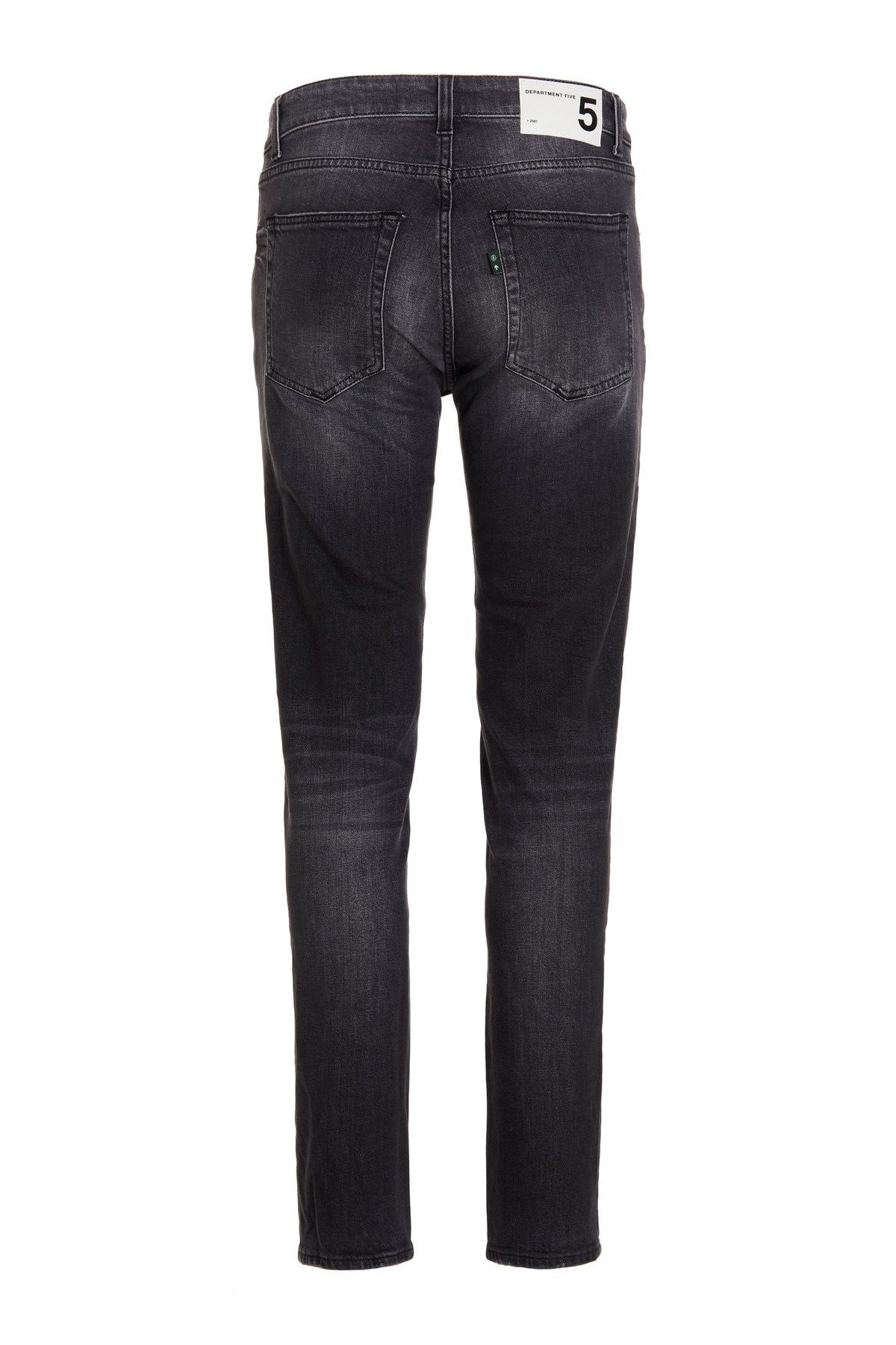 Department Five Distressed-effect Slim-leg Jeans In Black