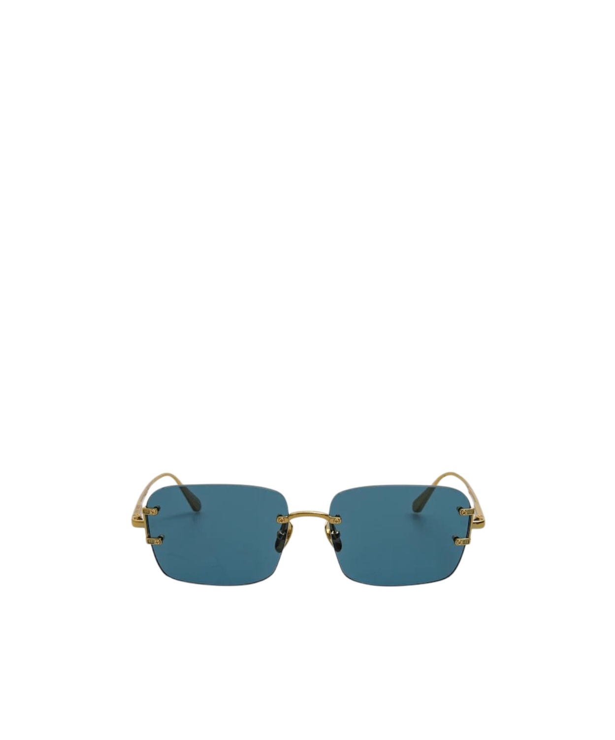 Linda Farrow Square Sunglasses In Blue