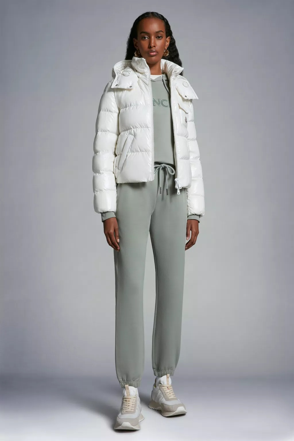 MONCLER LOGO PATCH TRACKPANTS 