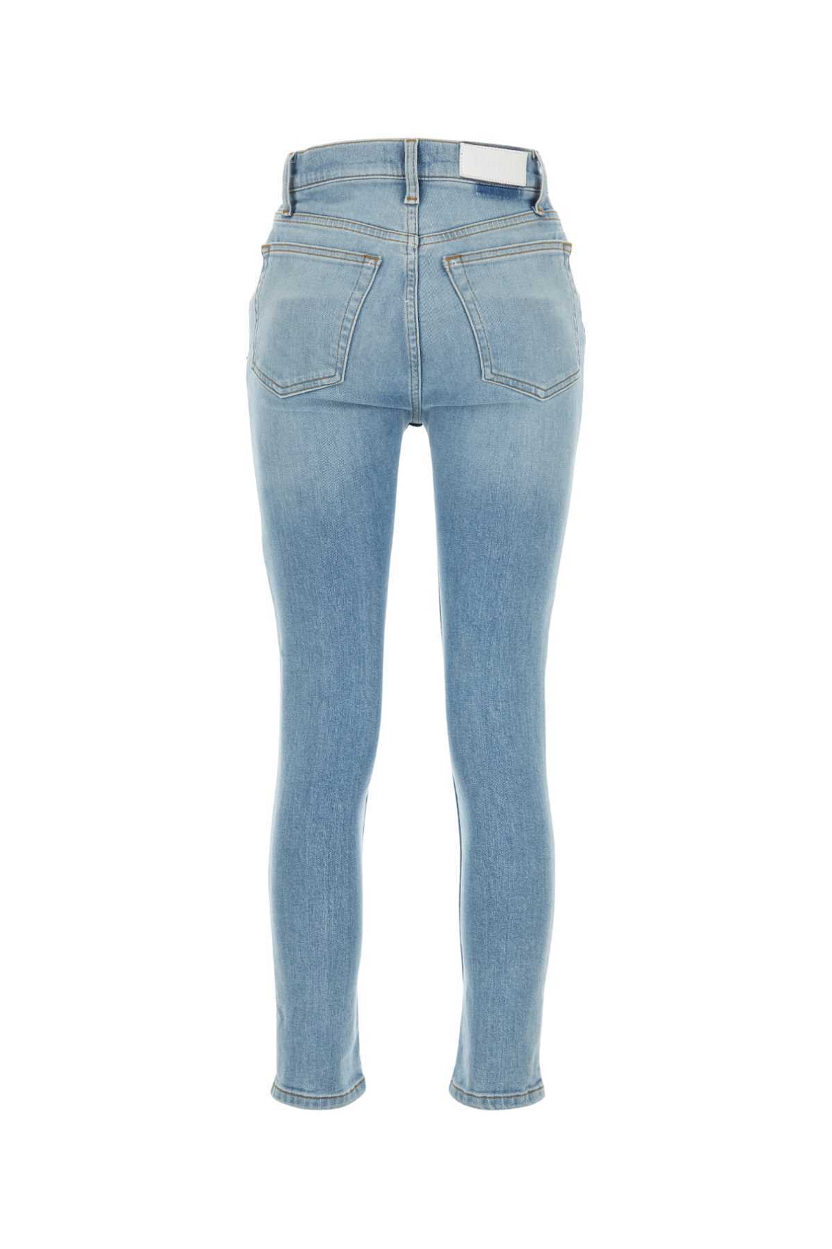 Re/done Slim-fit Cropped Jeans In Blue