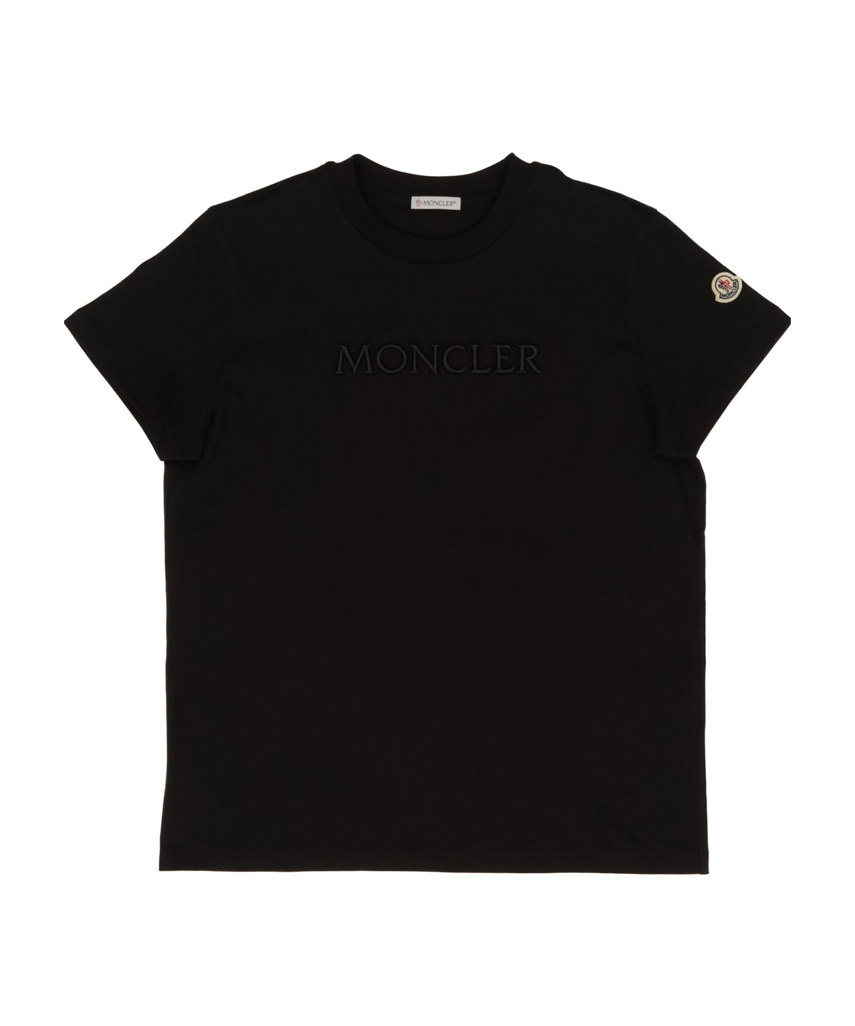 Moncler Short-sleeved T-shirt In Black