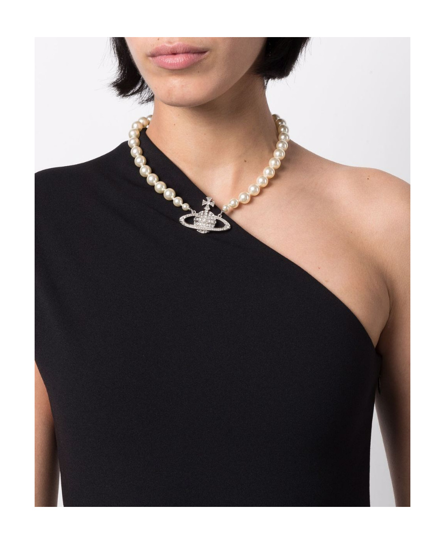 Vivienne Westwood Pearl Necklace In White