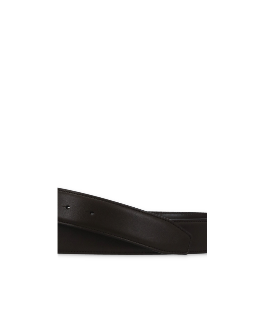 Tod's Logo-buckle Leather Belt In Black