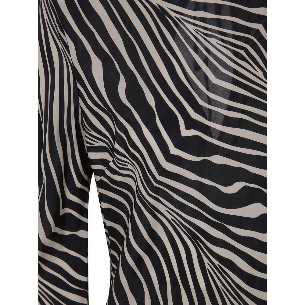 By Malene Birger Long-sleeved Dress In Black