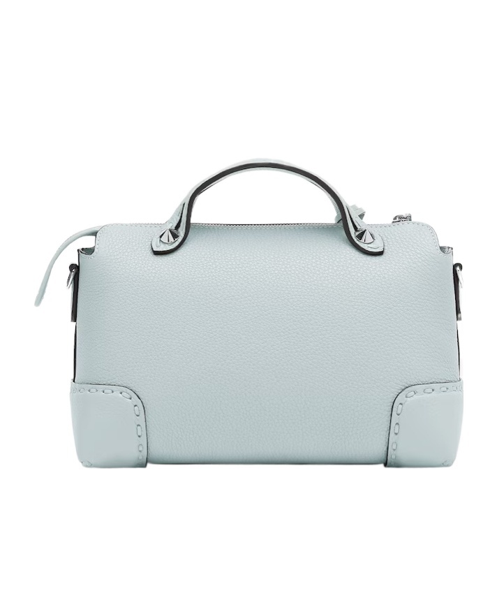 Fendi By The Way Leather Medium Bag In Blue