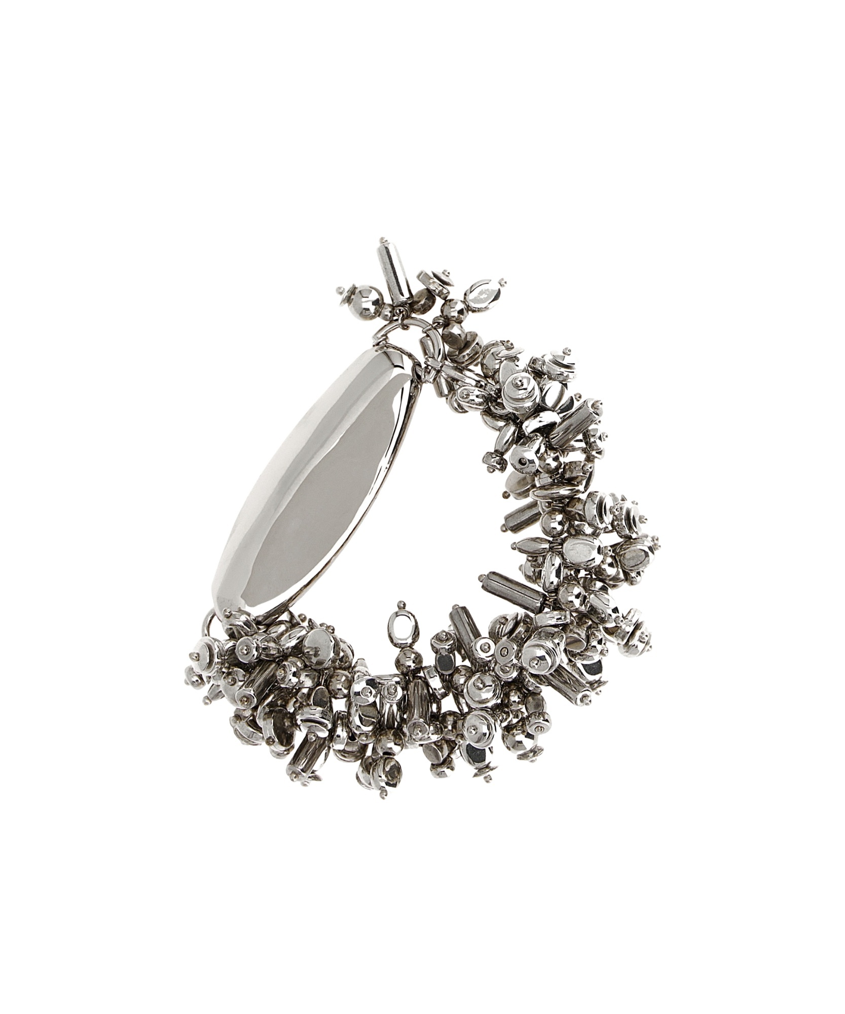 Dries Van Noten Chunky Metallic Beaded Bracelet