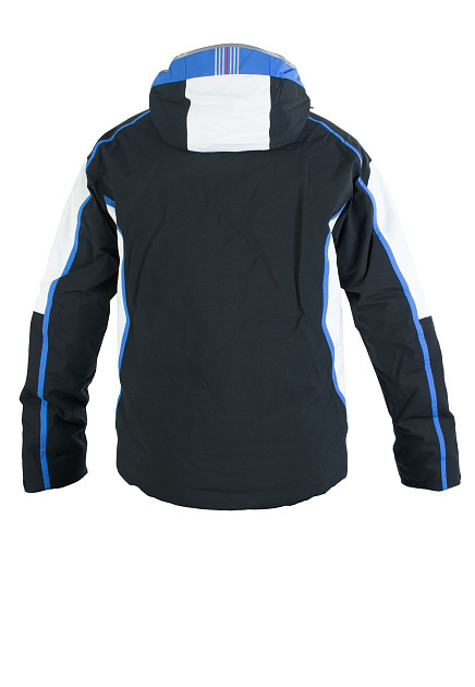 Ea7 Zipper Casual Jacket In Black