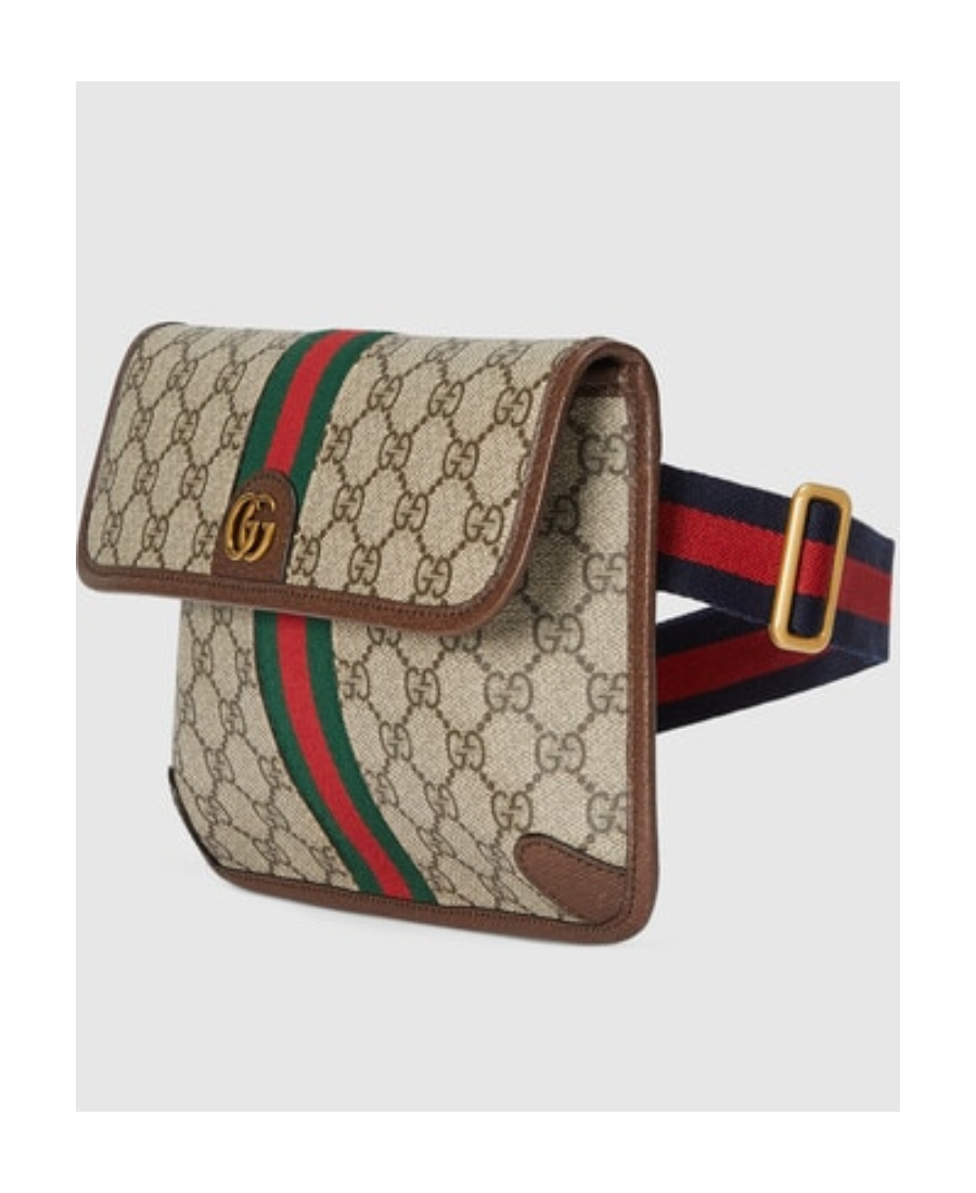 Gucci Ophidia Gg Belt Bag In Nude