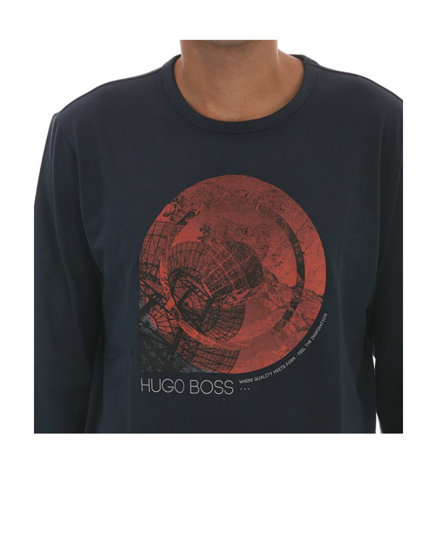 Hugo Boss Printed T-shirt In Black