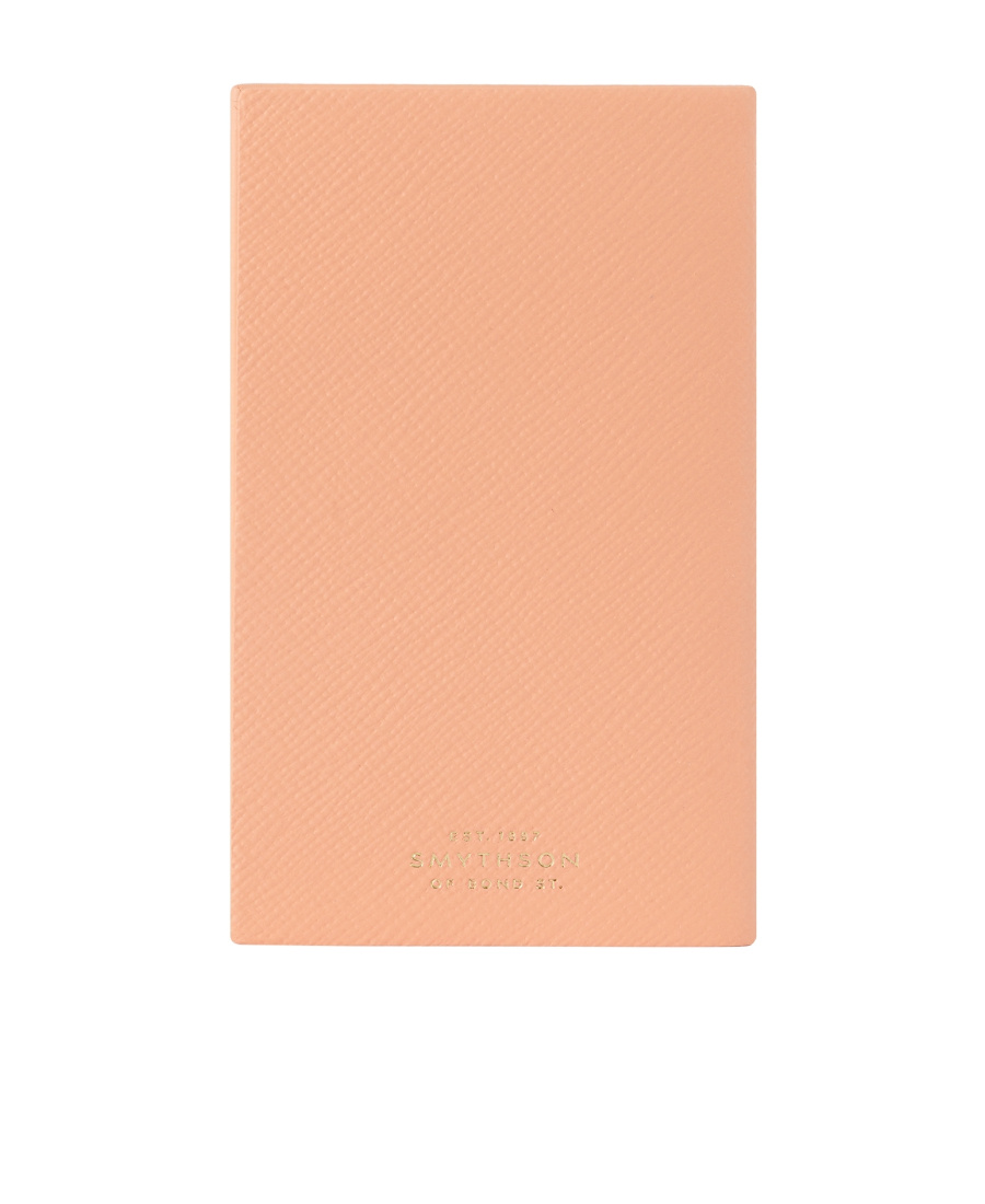 Smythson Panama Pocket Grain Notepad In Nude