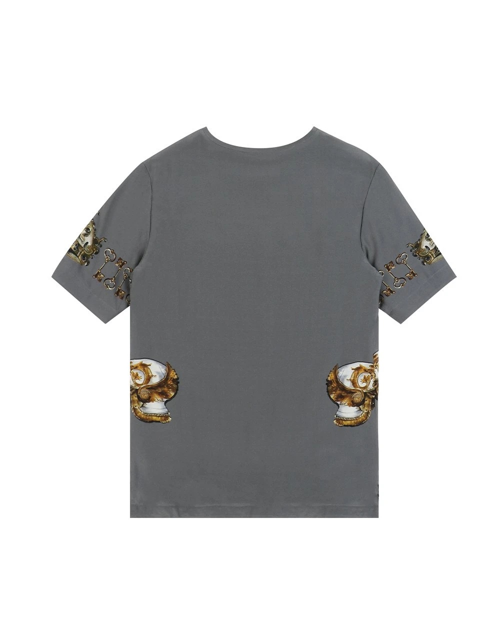 Dolce & Gabbana Printed T-shirt In Gray