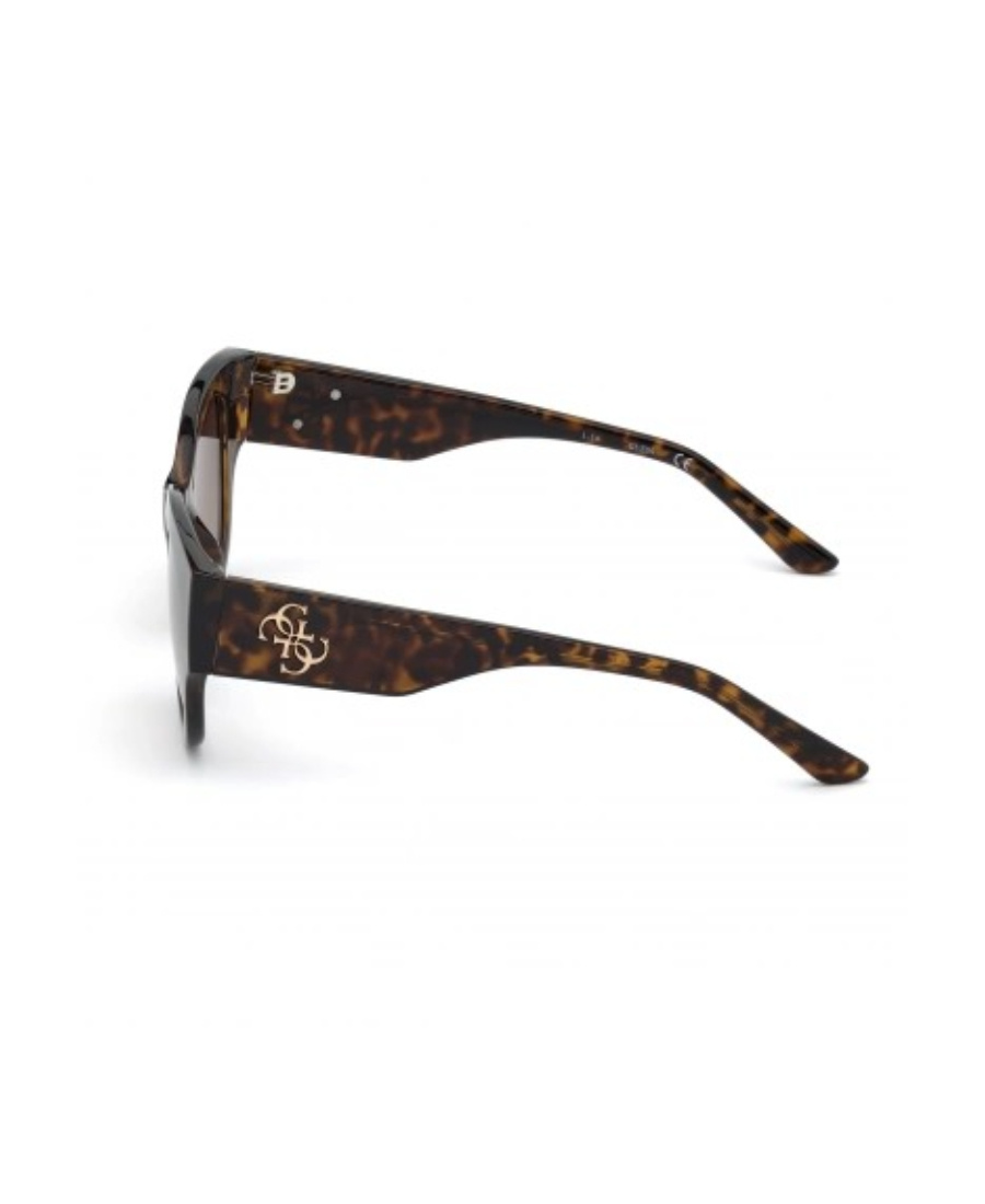 Guess Multi-color Logo Sunglasses In Black
