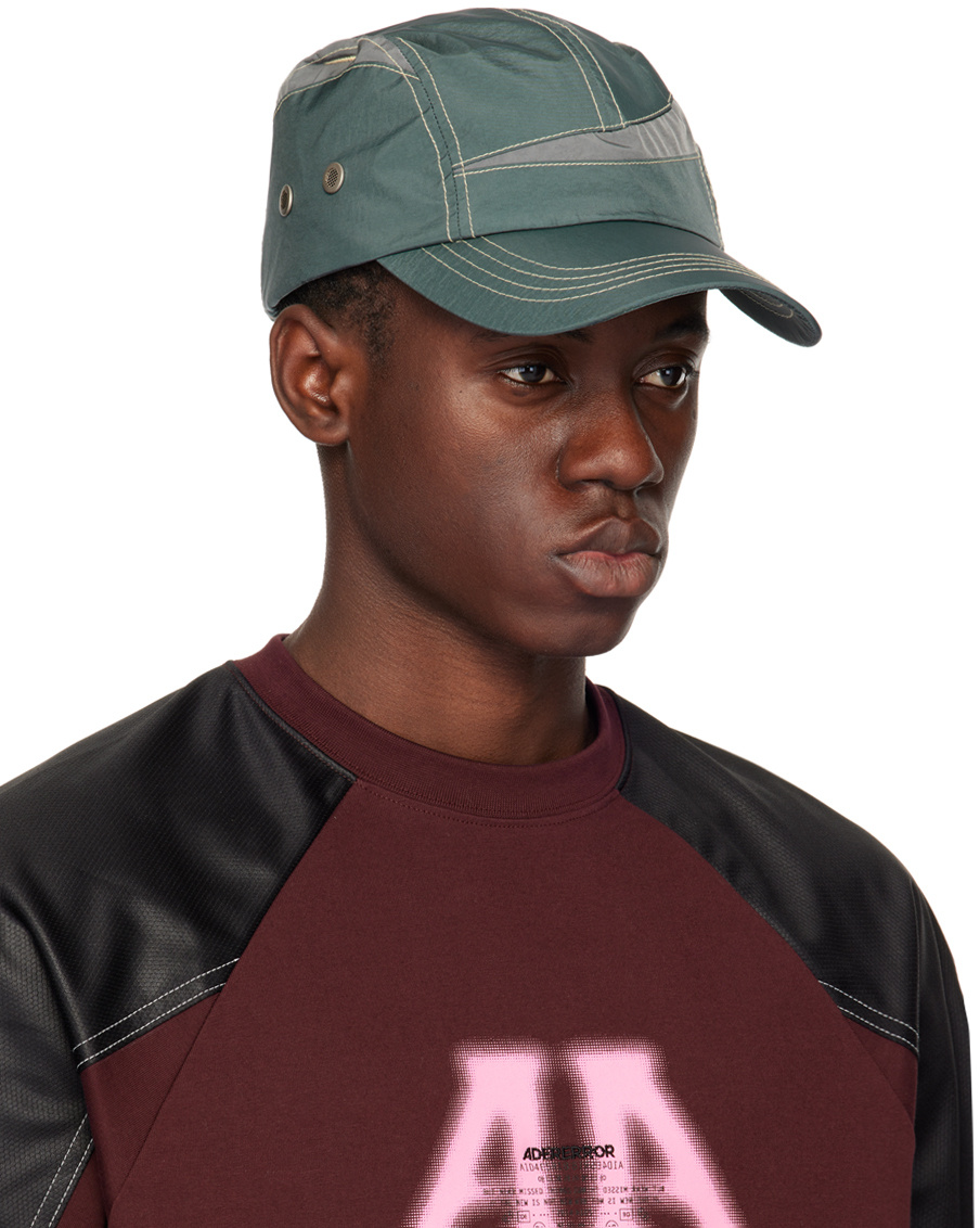 Ader Error Contrast-colored Stitching Baseball Cap In Red