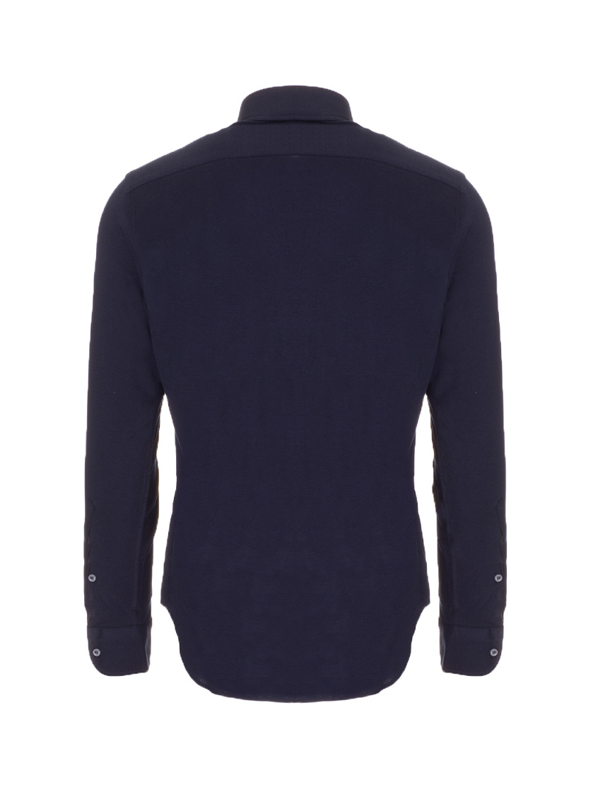 Loro Piana Spread-collar Long-sleeve Shirt In Black