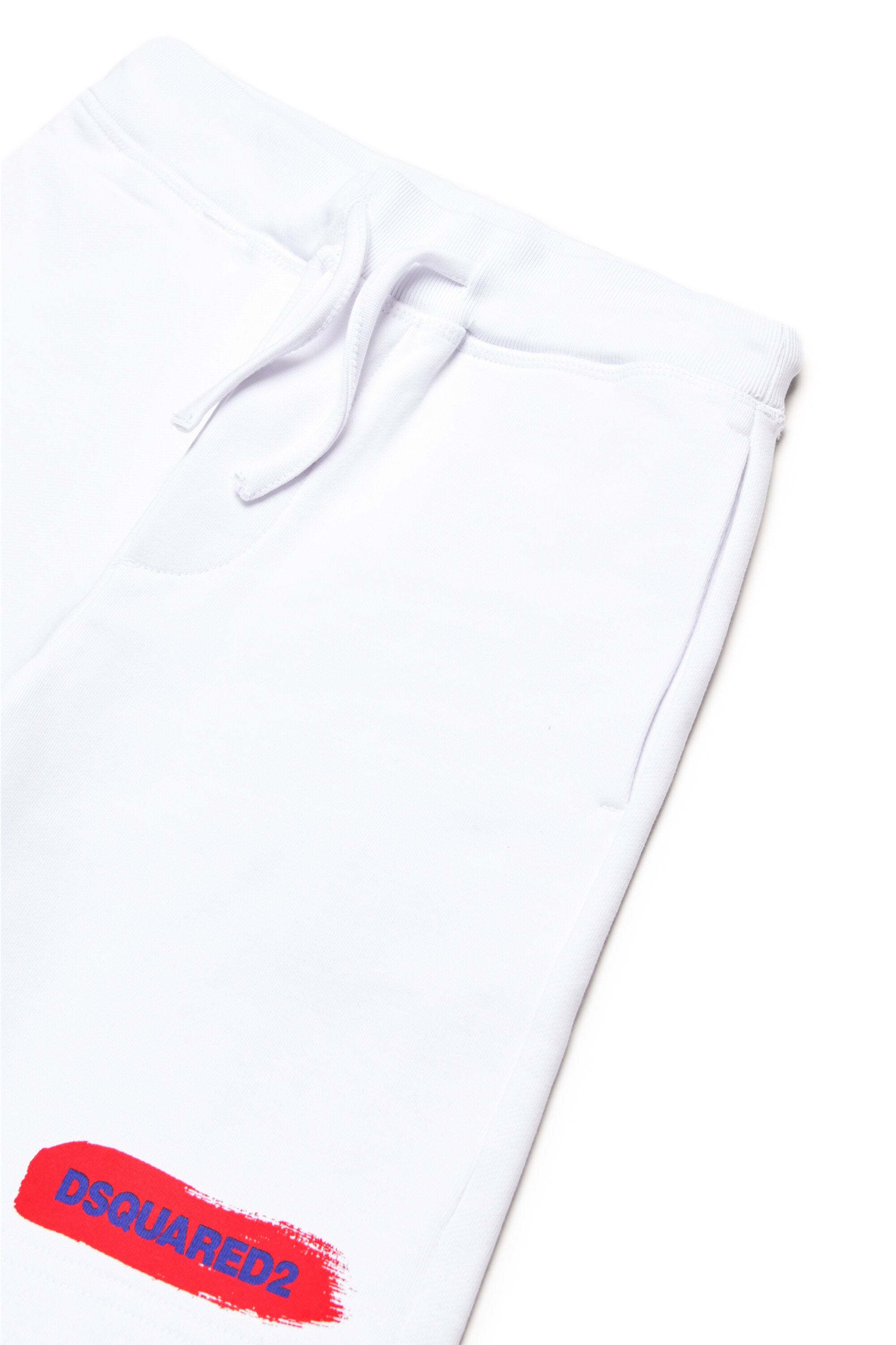 Shop Dsquared2 Logo-print Track Shorts In White