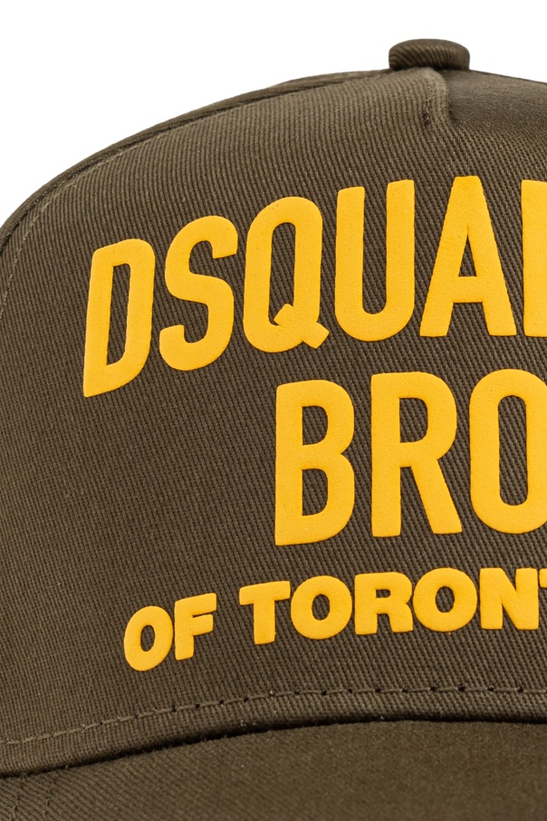 DSQUARED2 LOGO-PRINT BASEBALL CAP