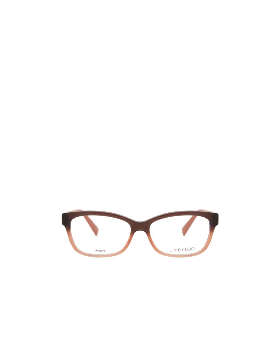 Jimmy Choo Eyewear Rectangular Frame Glasses In White