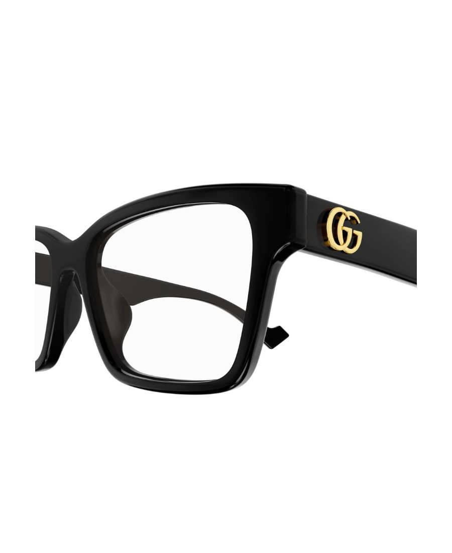 Gucci Eyewear Rectangular Frame Glasses In Black