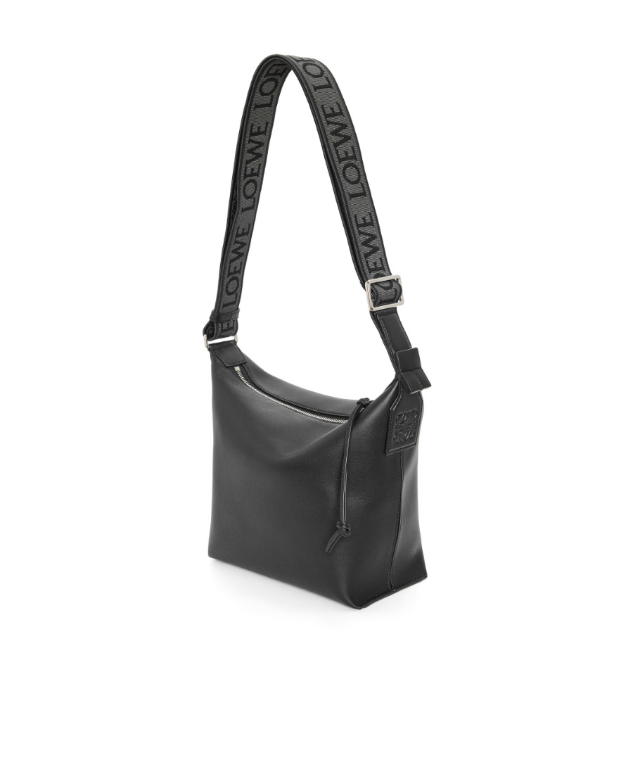 LOEWE SMALL CUBI LEATHER SHOULDER BAG 