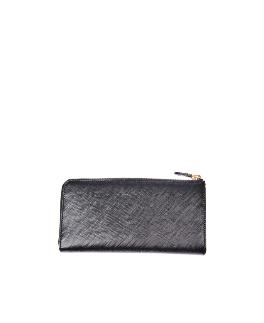 Ferragamo Bow Details Logo Wallet In Black