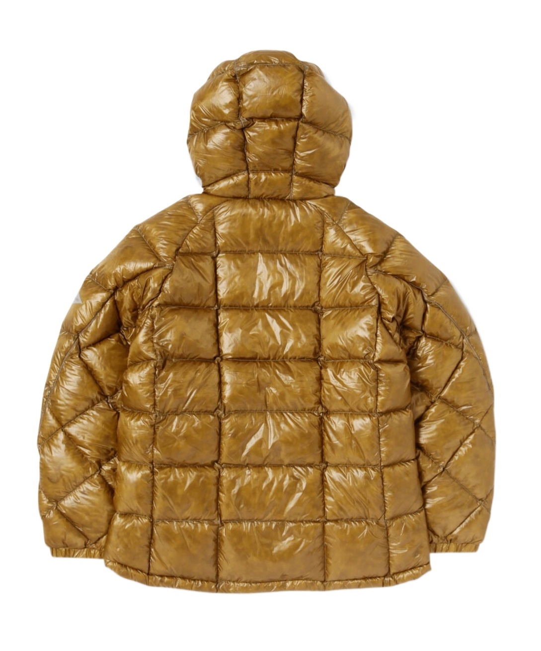 And Wander Brown Diamond Stitch Down Jacket In Brown