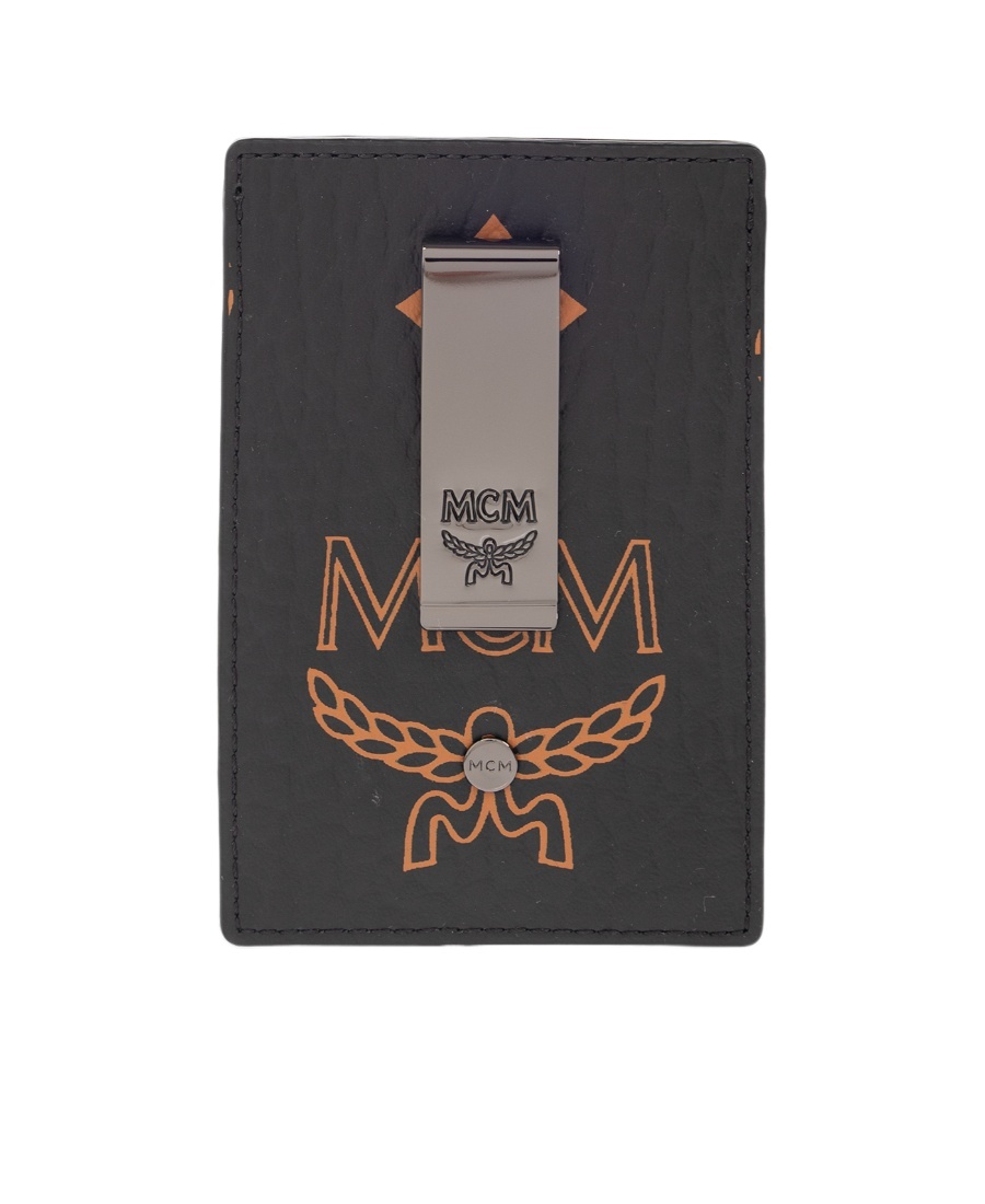Mcm Logo Card Holder In Black
