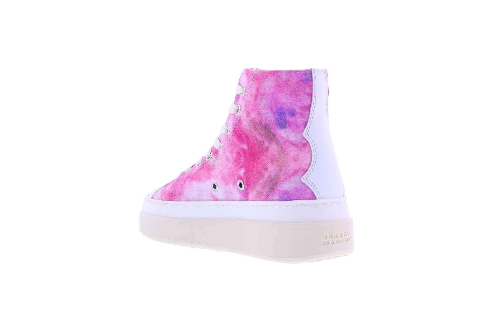 Isabel Marant Hi-top Lace-up Sneakers In Purple