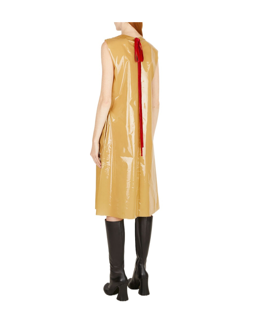 RAF SIMONS LOGO SLEEVELESS DRESS