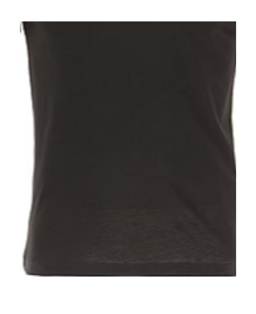 Emporio Armani Official Store Asv T-shirt Aus Jersey-lyocell-mischung Mit Zweifarbigem Mikroadler In Black