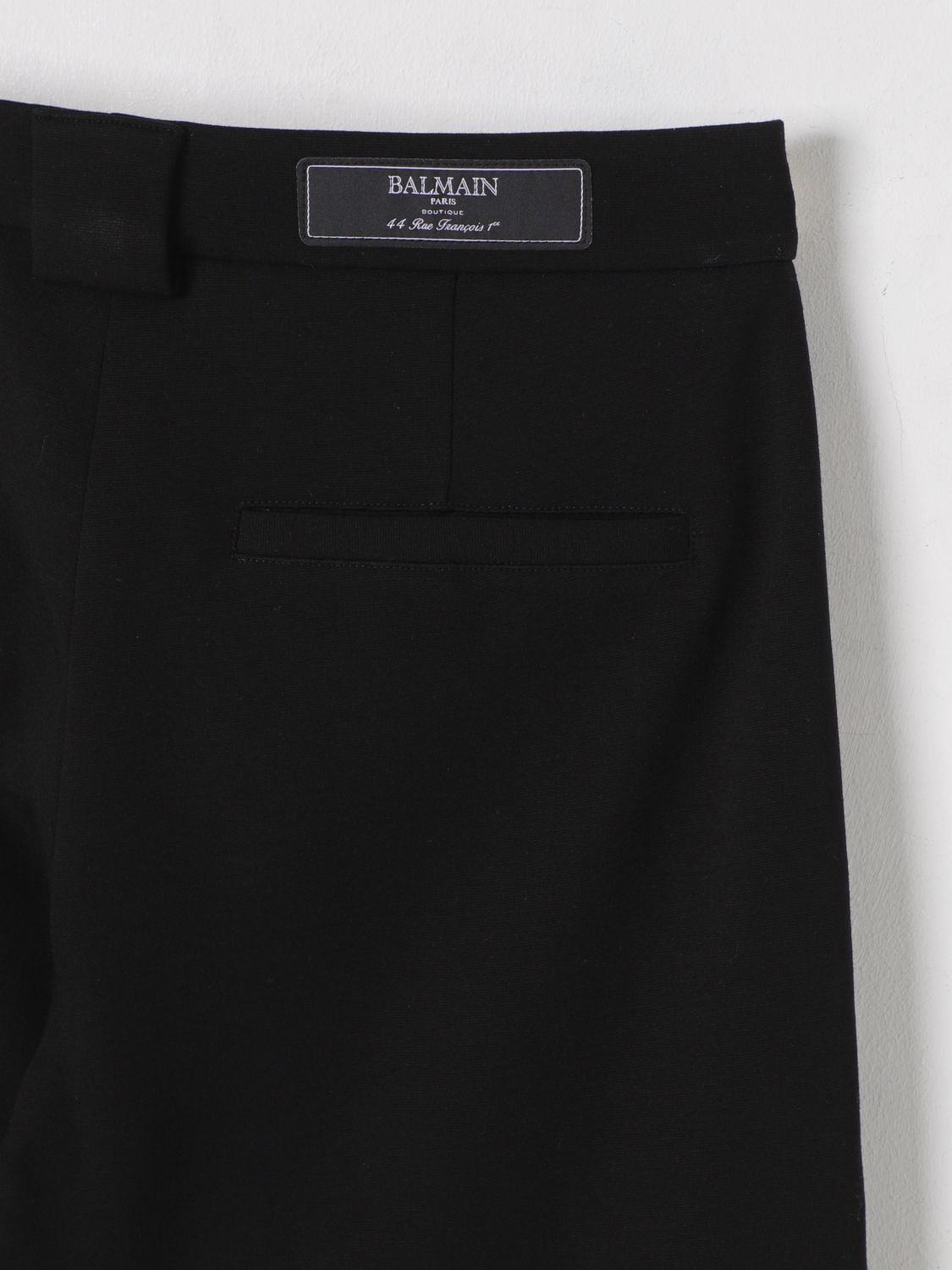 Balmain Belt Loop Trousers In Black