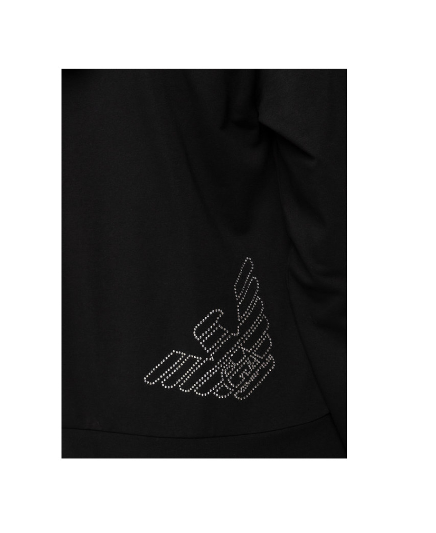 EA7 LOGO HOODED CASUAL JACKET 