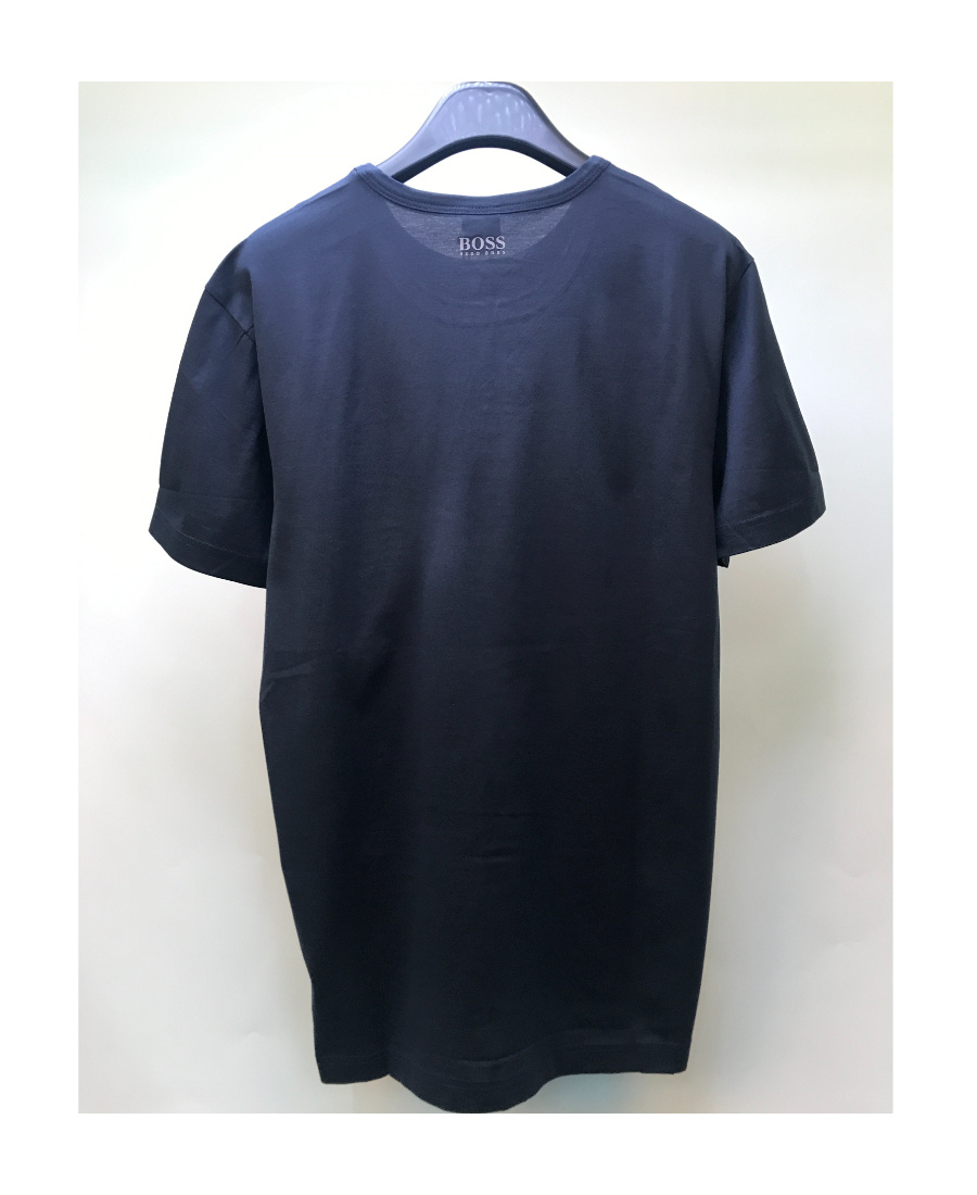 Hugo Boss Round-necked T-shirt In Black