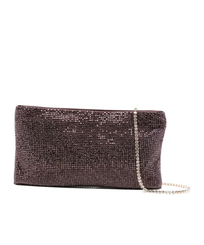 Benedetta Bruzziches La Petite Your Best Friend Clutch Bag In Black