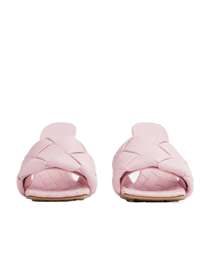 Bottega Veneta Lido 90mm Leather Mules In Pink