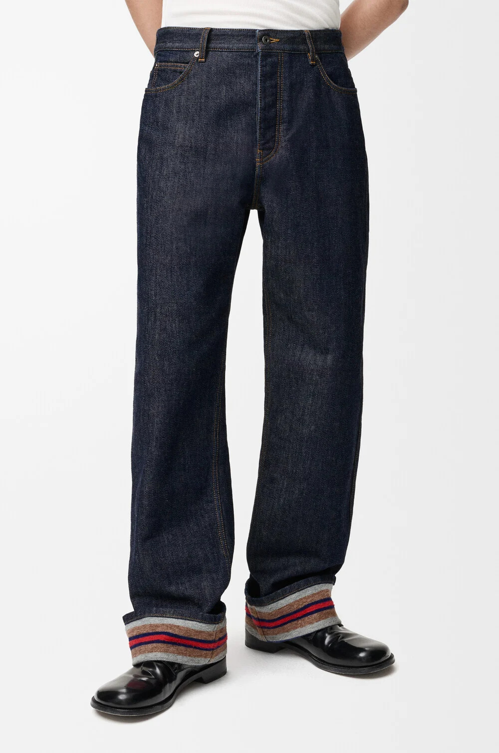 Loewe Straight Jeans In Blue