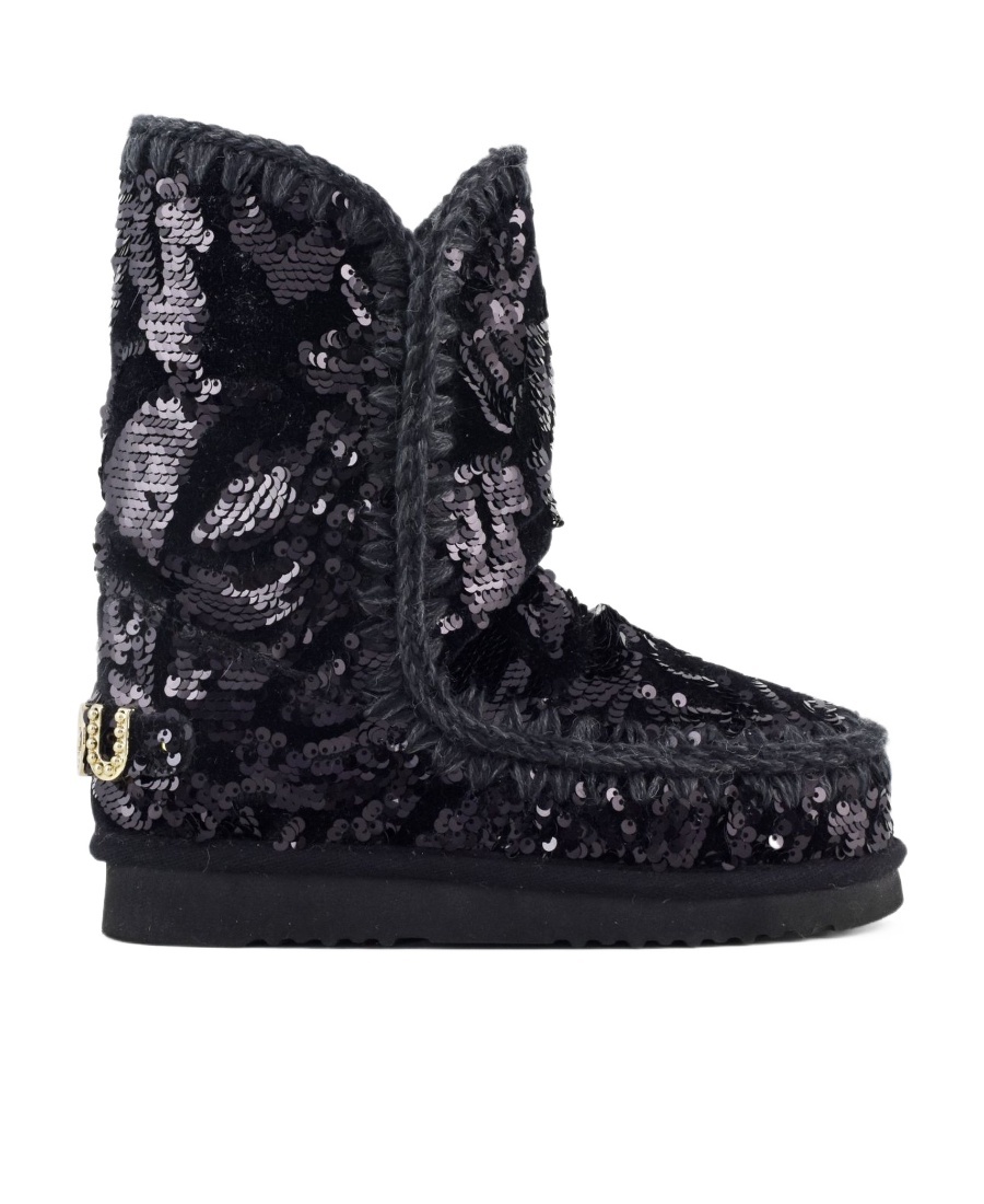 MOU ESKIMO 24 VELVET SEQUIN BOOTS
