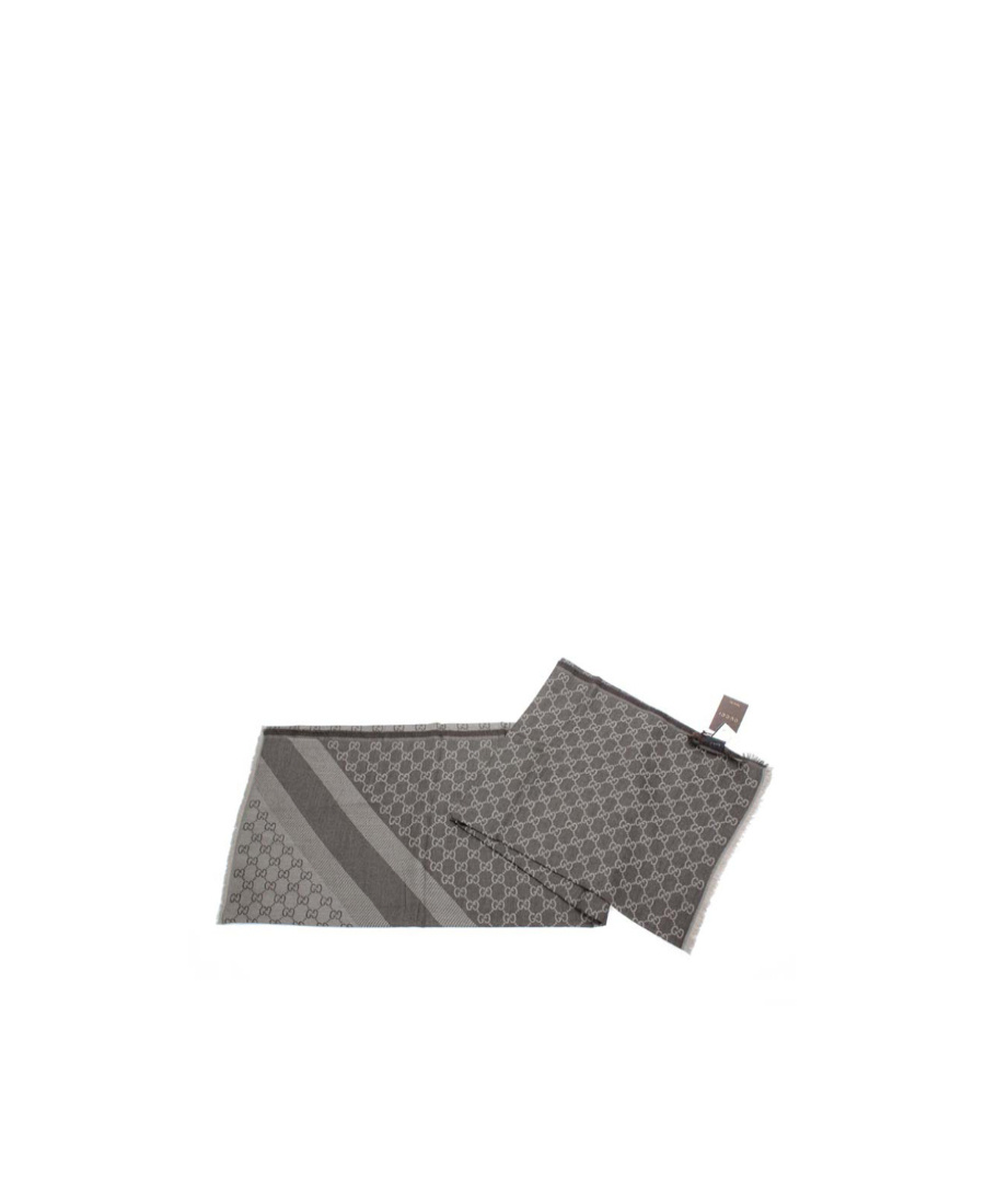 Gucci Logo Scarf In Black