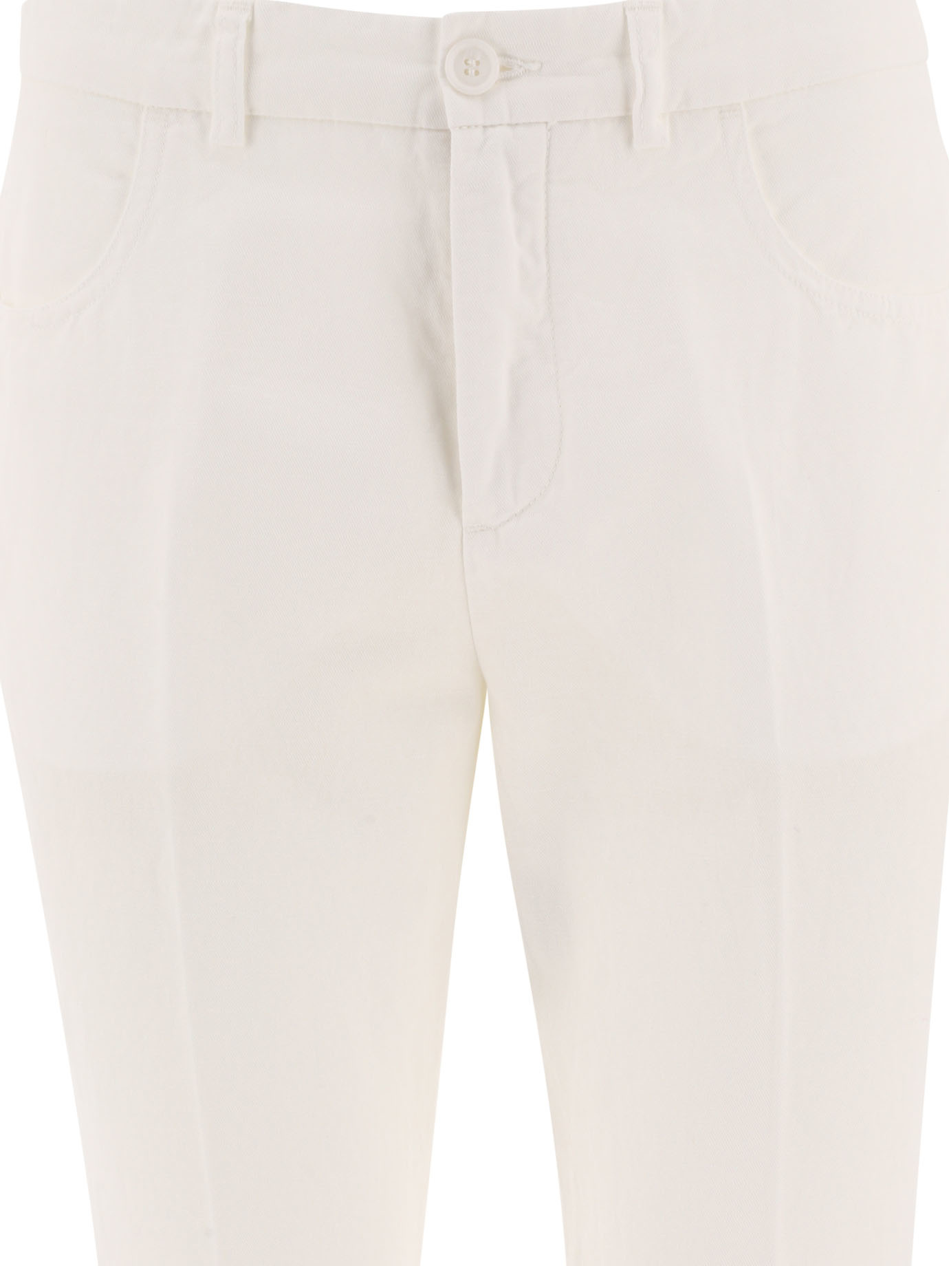 ASPESI CASUAL PANTS WITH WAIST AND LOOP STRAPS 