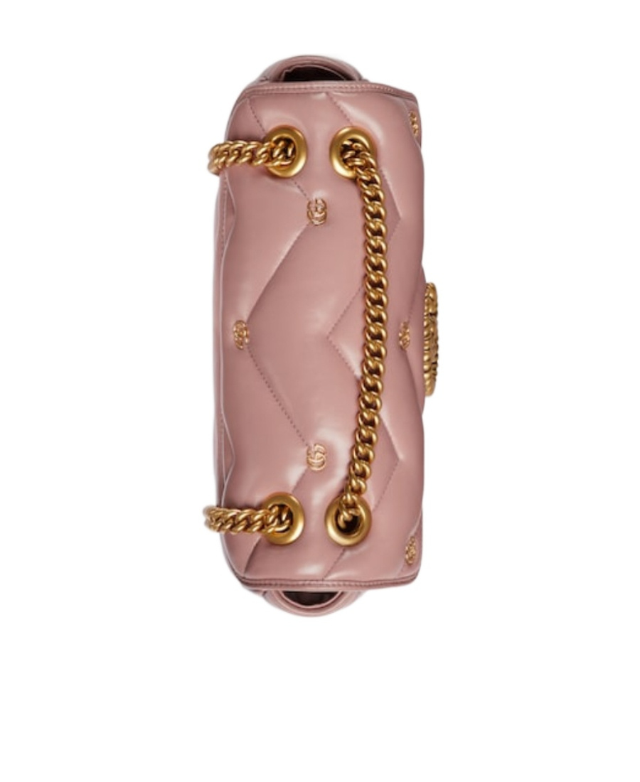 Gucci Gg Marmont Small Shoulder Bag In Pink