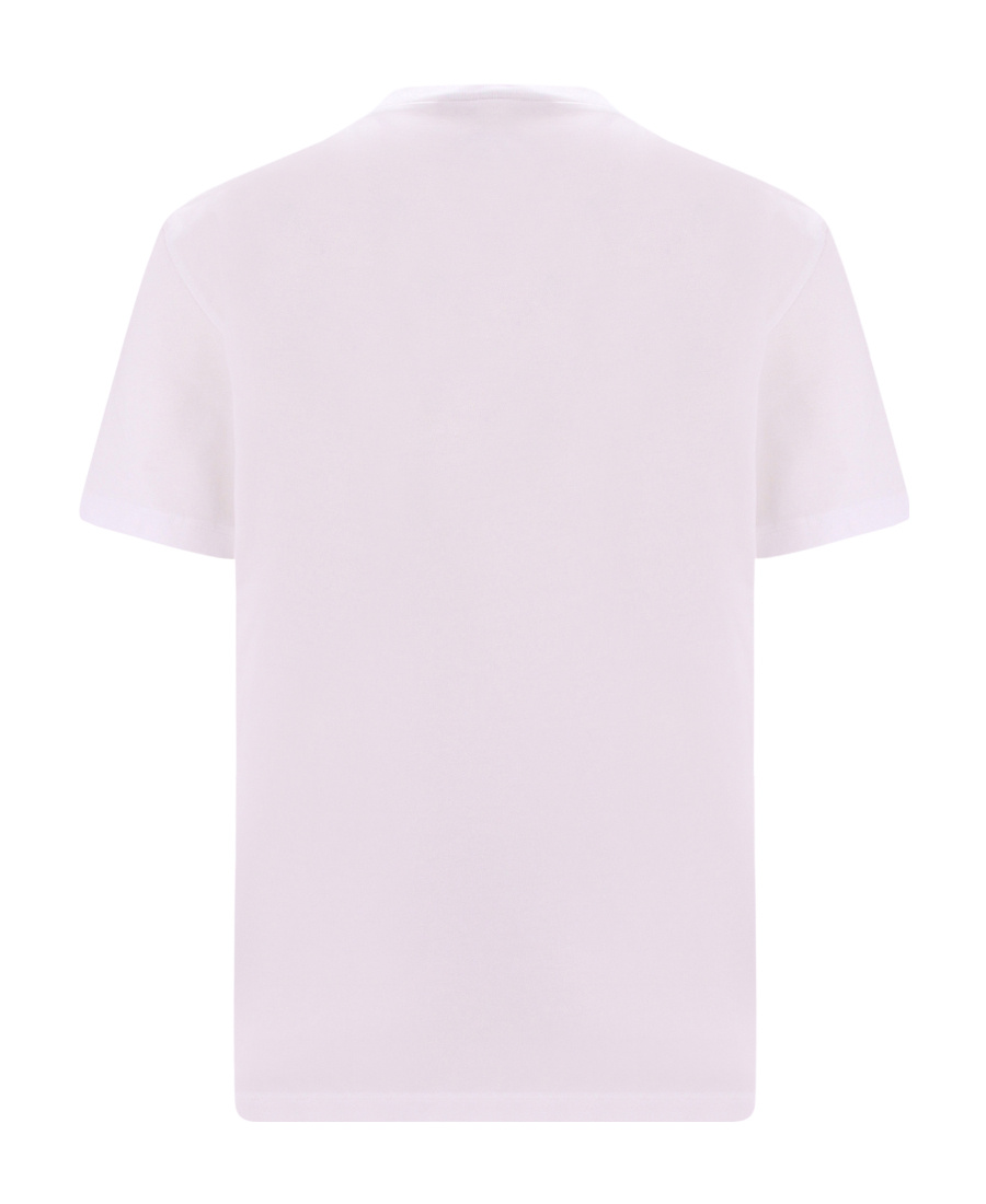 Dsquared2 Men's Cotton Text Printed T Shirt In White