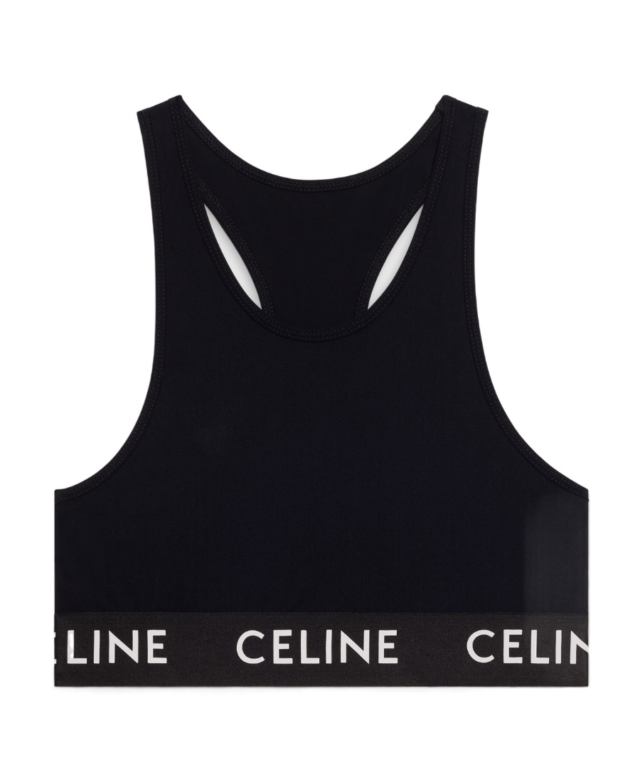 CELINE CELINE TECHNICAL JERSEY BRA TOP