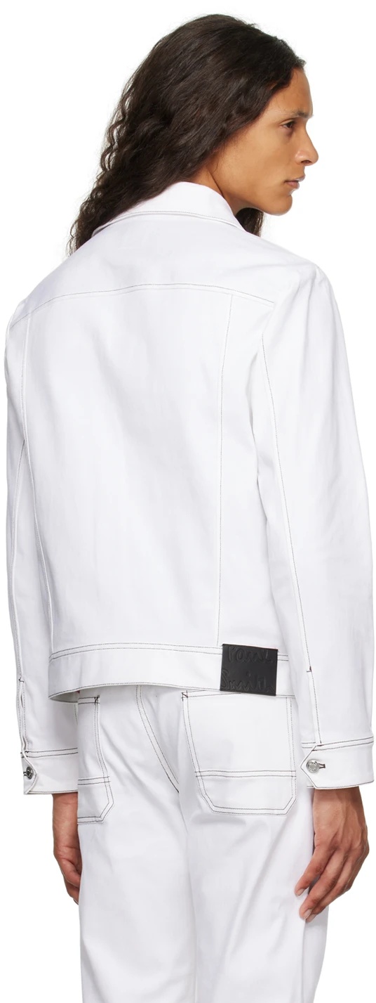 PAUL SMITH LAPEL LONG-SLEEVED DENIM JACKET