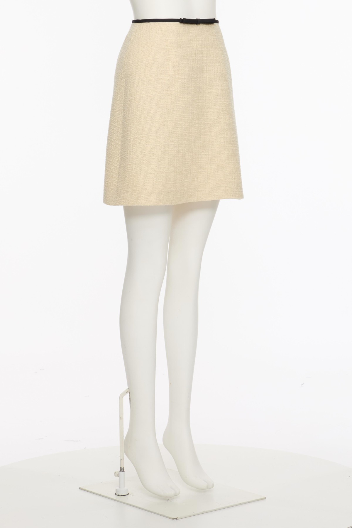 Valentino Tweed Skirt In Yellow