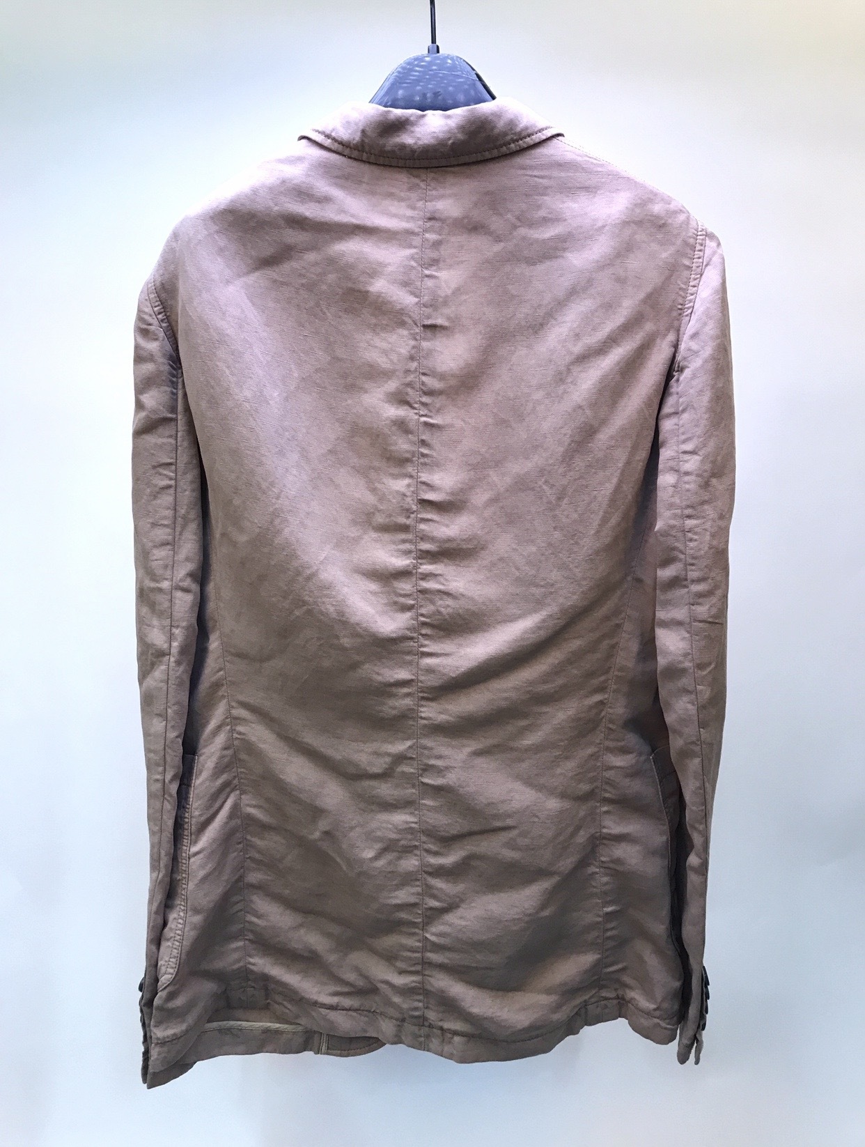 Armani Collezioni Long Sleeved Suit Jacket In Multicolor