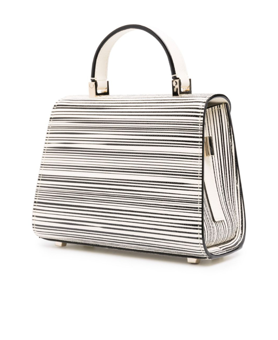 Valextra Micro Iside Sketch Cross Body Bag In White