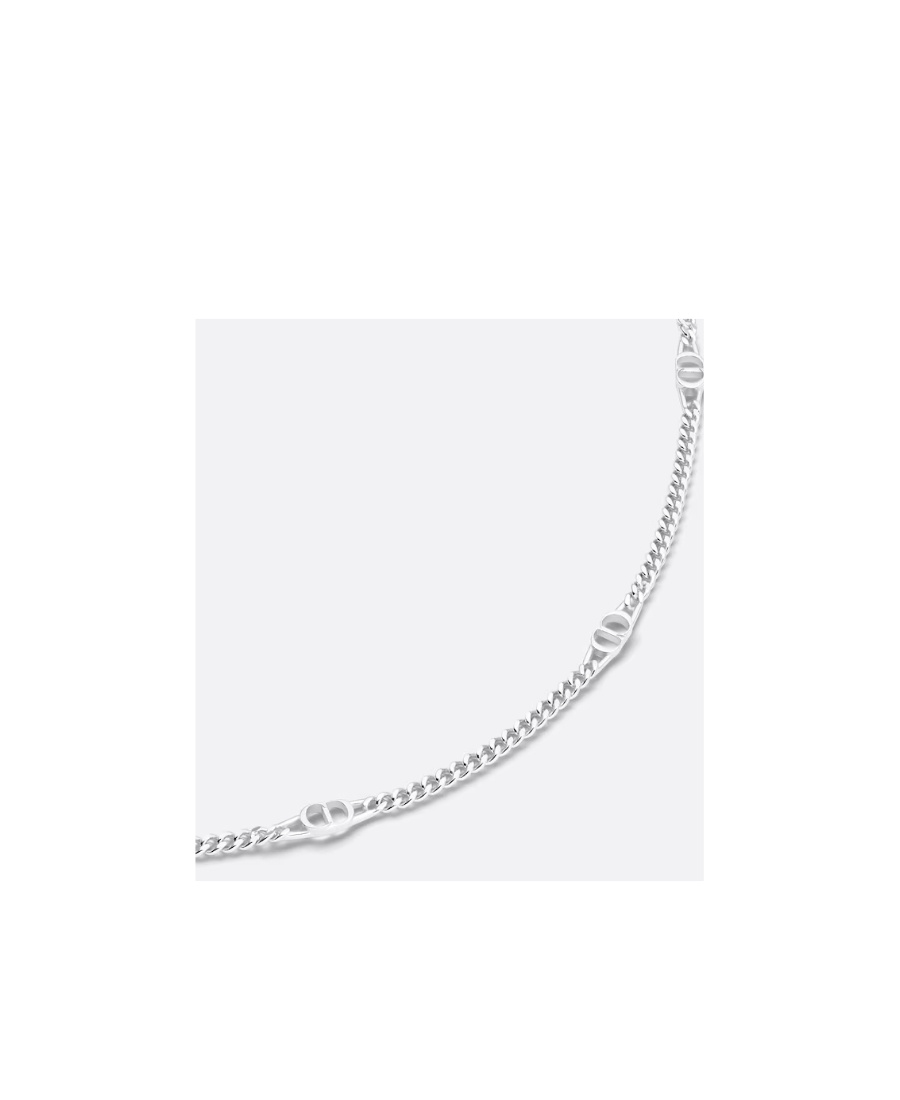 DIOR CD ICON THIN CHAIN LINK NECKLACE