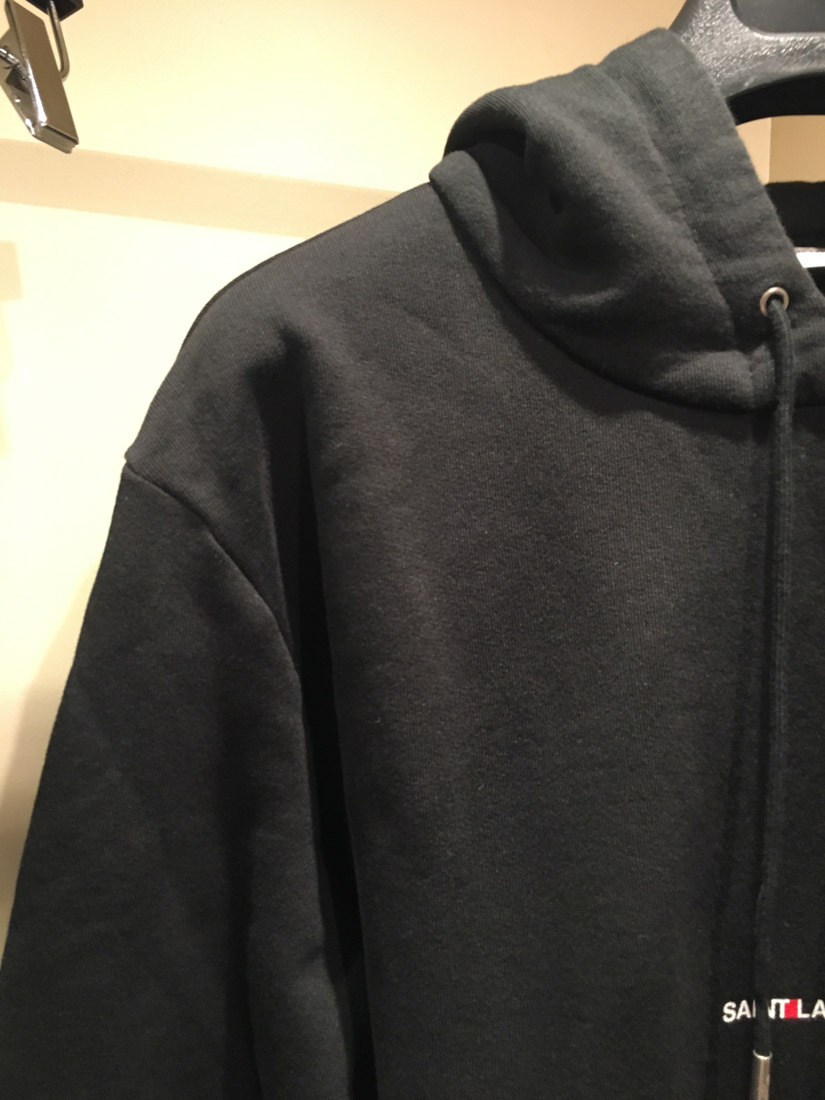 Saint Laurent Hot Multi-star Logo Hooded Sweater In Black
