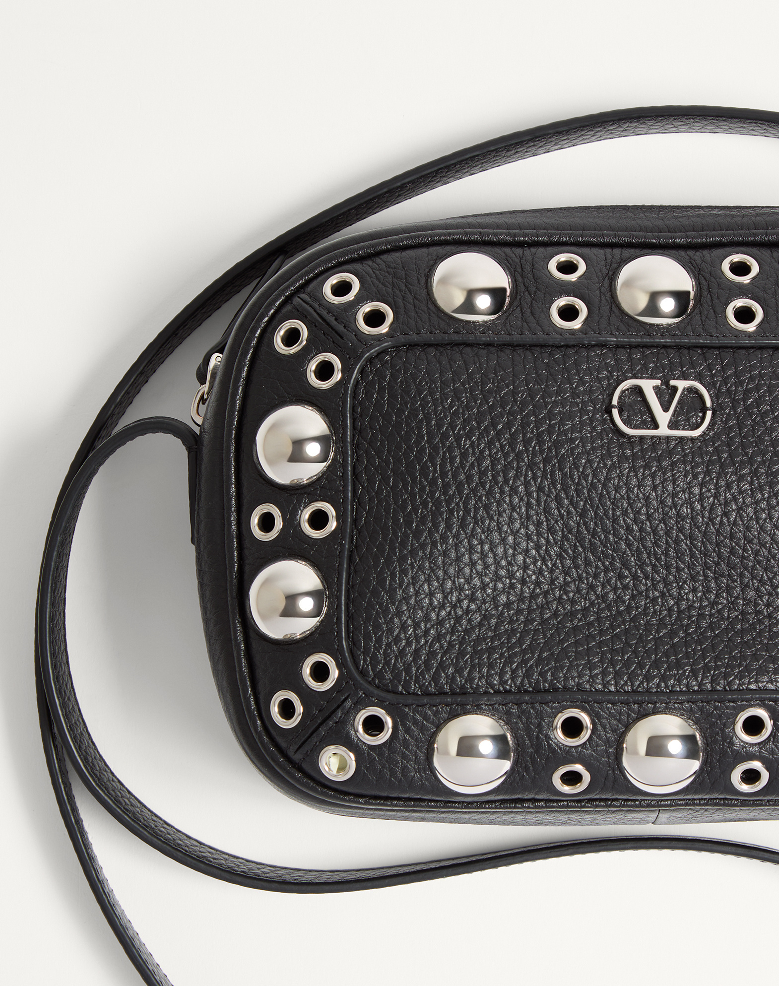 Valentino Garavani Nellcôte Crossbody Bag In Grainy Calfskin